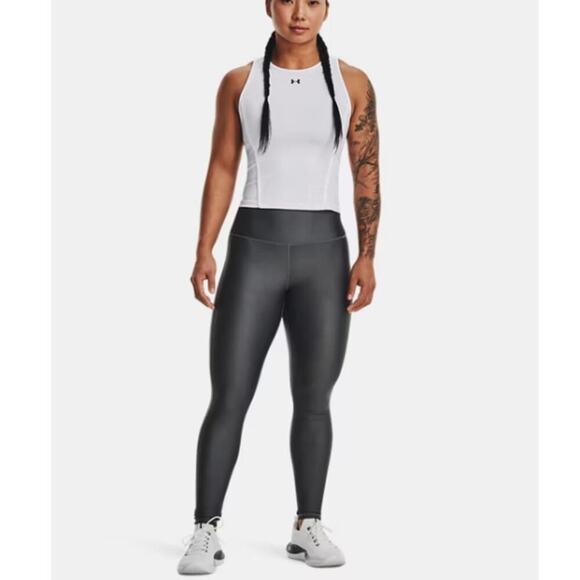 Under Armour Women's White Sleeveless SG Tank Size L - Picture 3 of 7